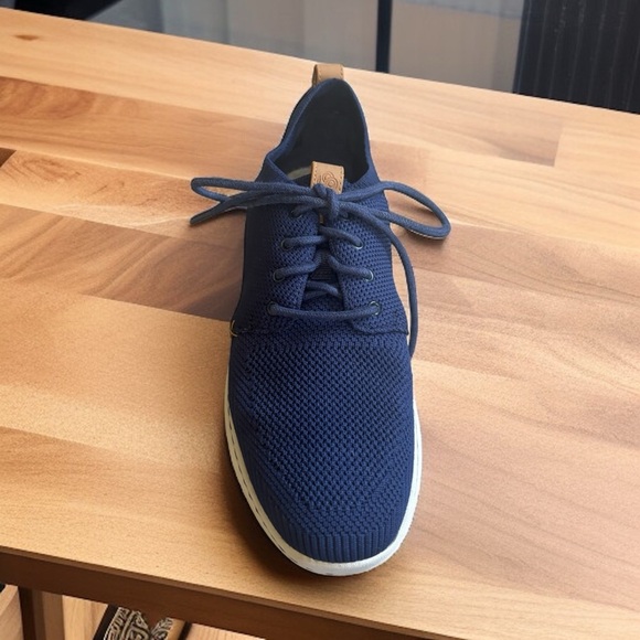 Clarks Men’s Step Urban Mix Navy Sneaker Size 8 Cloudsteppers OrthoLite Comfort - Picture 2 of 6